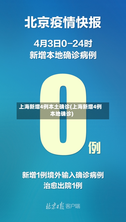 上海新增4例本土确诊(上海新增4例本地确诊)-第3张图片