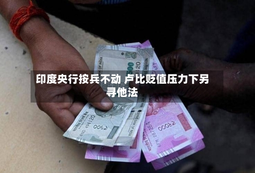 印度央行按兵不动 卢比贬值压力下另寻他法