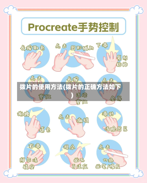 拨片的使用方法(拨片的正确方法如下)